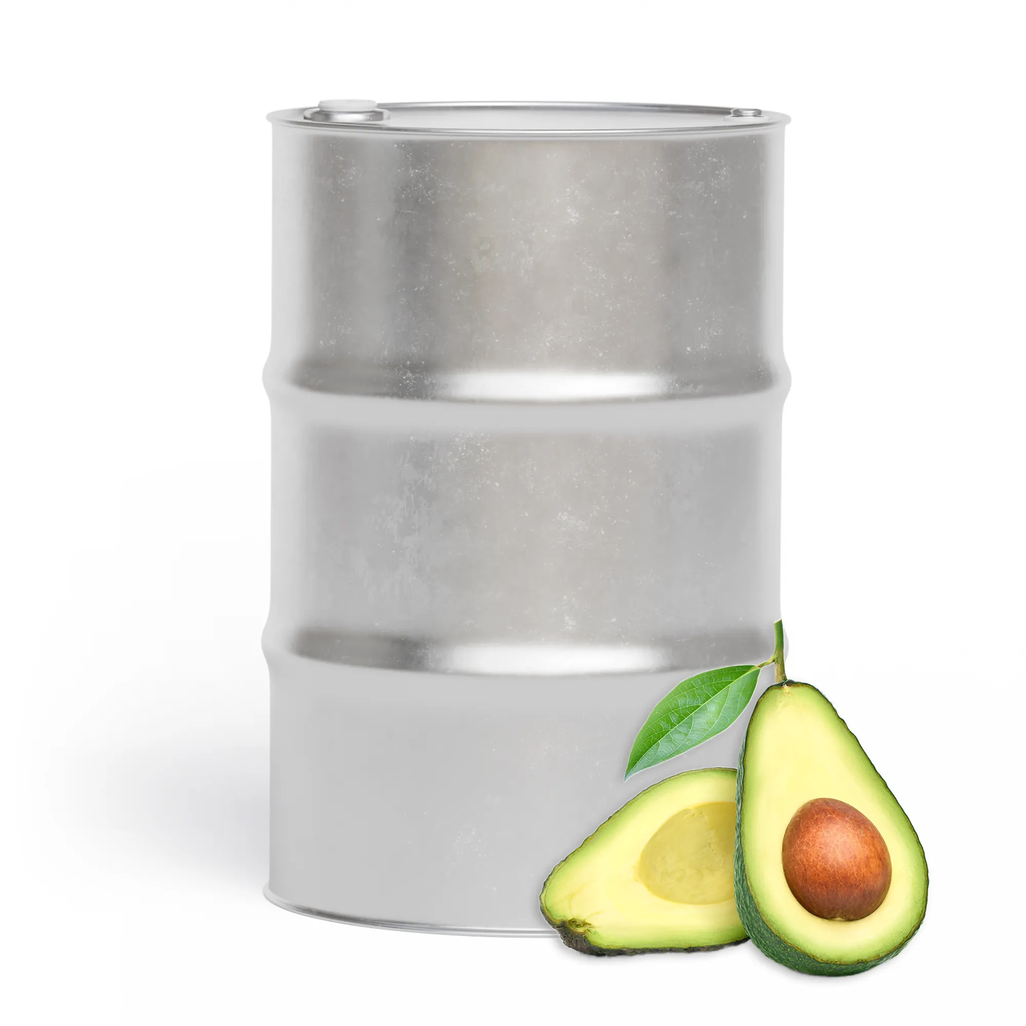 Circle avocado oil drum