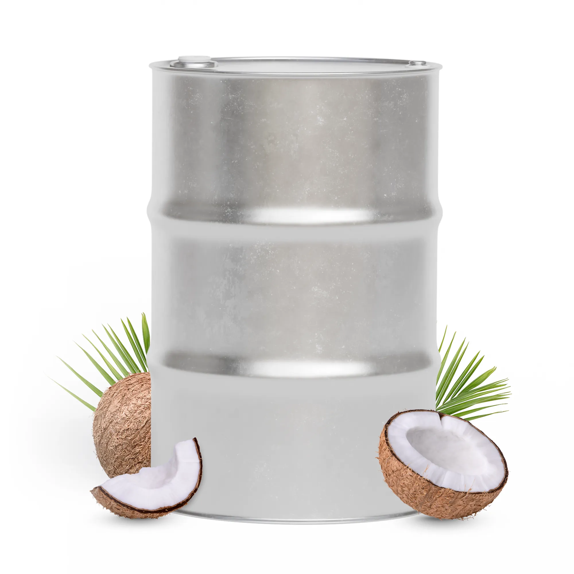 Circle MCT coconut oil drum